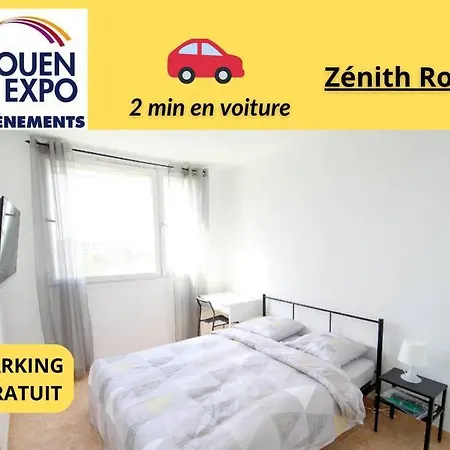Walon-10places-free Parking Gratuit-zenith Rouen * Saint-Étienne-du-Rouvray